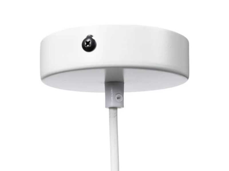 Ceiling lamp in lacquered steel and glass - AE BLANCO