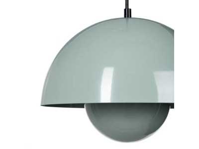 Ceiling lamp in lacquered steel and glass - AE VERDE