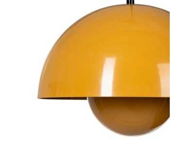 Ceiling lamp in lacquered steel and glass - AE NARANJA