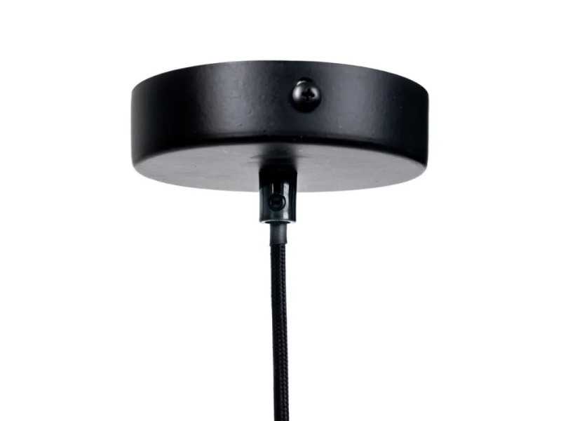 Ceiling lamp in lacquered steel and glass - AE NARANJA