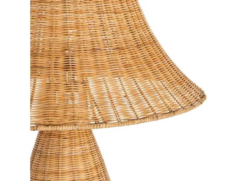 Lámpara de pie fabricada en ratán - FORMENTERA 3