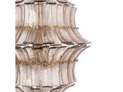 Steel and glass ceiling lamp - SPIDER