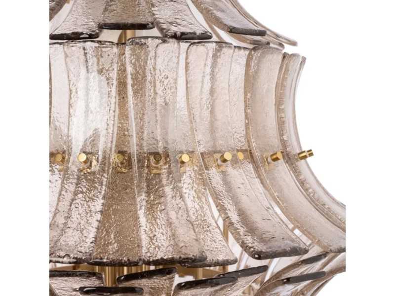 Plafonnier en acier et verre - SPIDER