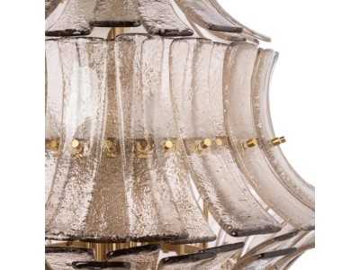 Steel and glass ceiling lamp - SPIDER