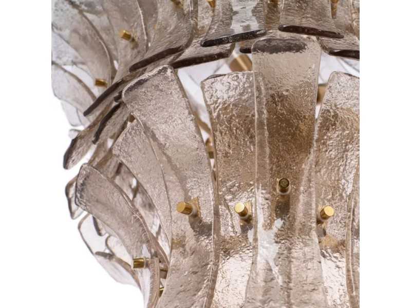 Steel and glass ceiling lamp - SPIDER