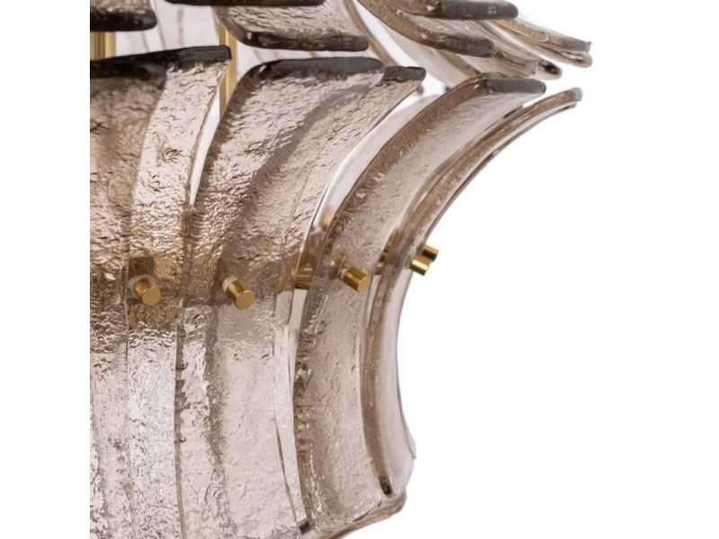 Steel and glass ceiling lamp - SPIDER