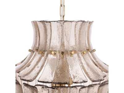 Steel and glass ceiling lamp - SPIDER