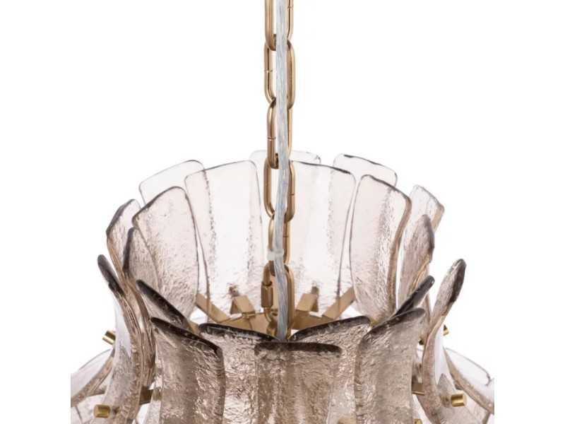 Steel and glass ceiling lamp - SPIDER