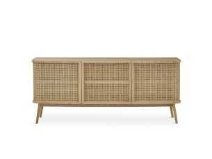 3-door sideboard in oak wood - ARCILA NATURAL 2