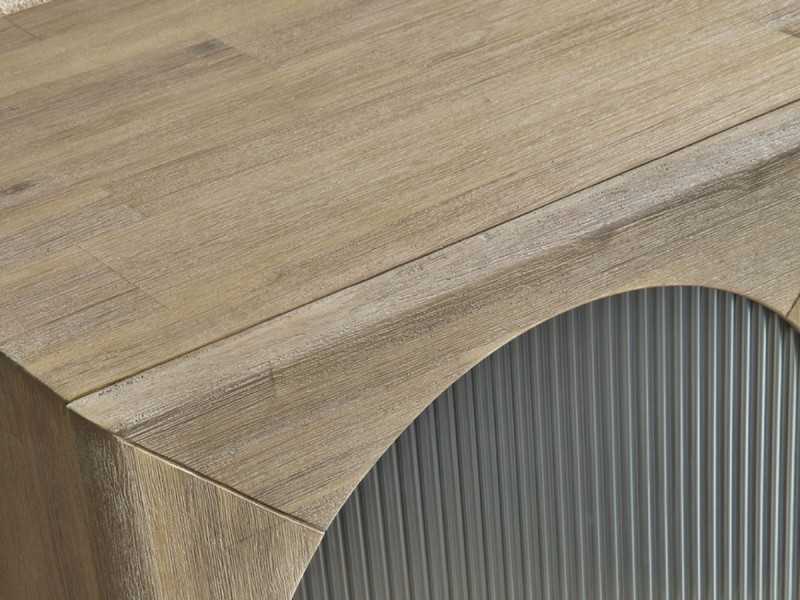 Aparador de madera maciza con puertas - ANAAN