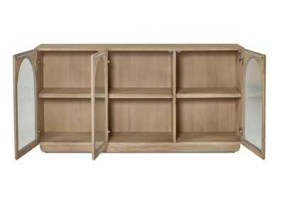 Solid wood sideboard with doors - ANAAN