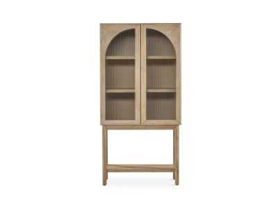 Solid wood showcase cabinet with 2 doors - ANAAN