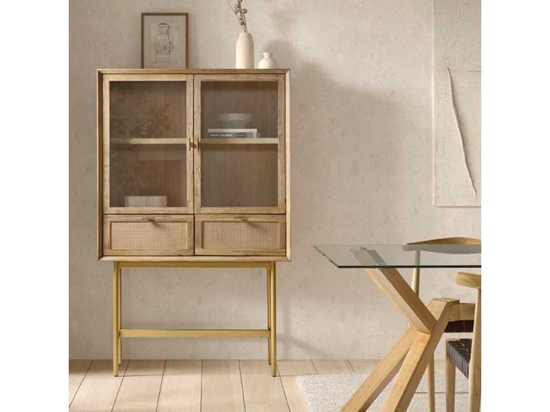 Mueble vajillero con cajones de madera maciza - MAÓ