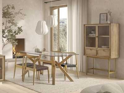 Meuble pour vaisselle, verrerie, meuble bar en bois - MAÓ