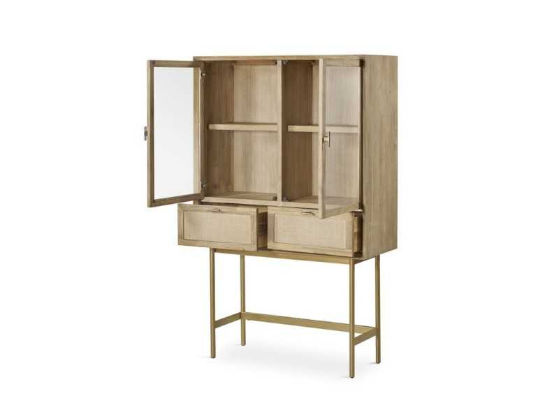 Mueble vajillero con cajones de madera maciza - MAÓ