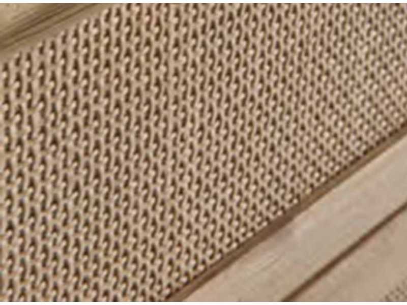 Meuble TV en bois massif et métal doré - MAÓ XL