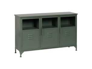 Metal sideboard with doors and glass - RETRO 2
