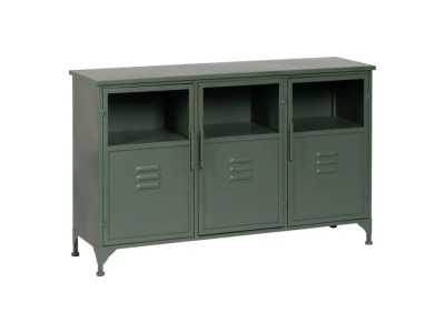 Metal sideboard with doors and glass - RETRO Metal sideboard with doors and glass - RETRO