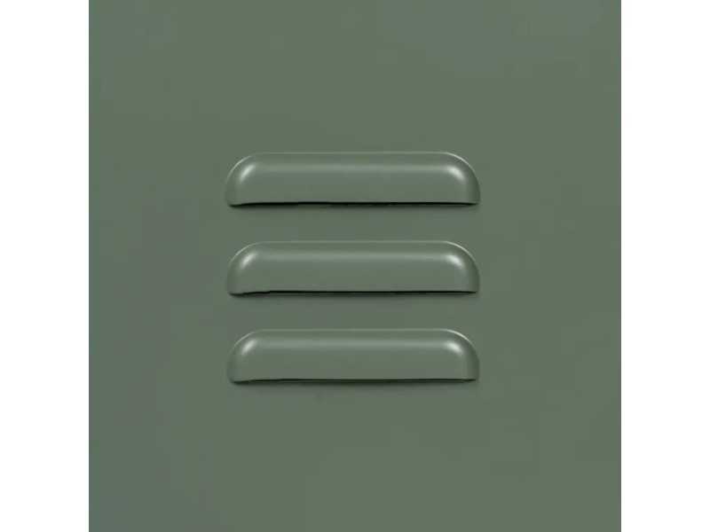 Metal sideboard with doors and glass - RETRO