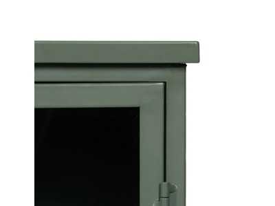 Módulo mesita o archivador de metal con cristal - RETRO Módulo mesita o archivador de metal con cristal - RETRO