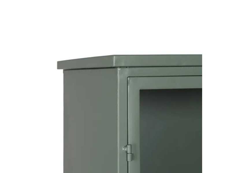 Vitrina de metal con puertas y cristal - RETRO