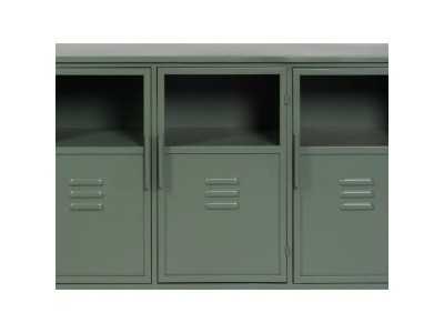 Metal display cabinet with doors and glass - RETRO Metal display cabinet with doors and glass - RETRO