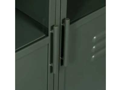 Vitrina de metal con puertas y cristal - RETRO Vitrina de metal con puertas y cristal - RETRO