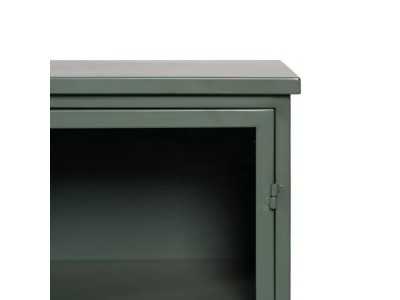 Metal display cabinet with doors and glass - RETRO Metal display cabinet with doors and glass - RETRO