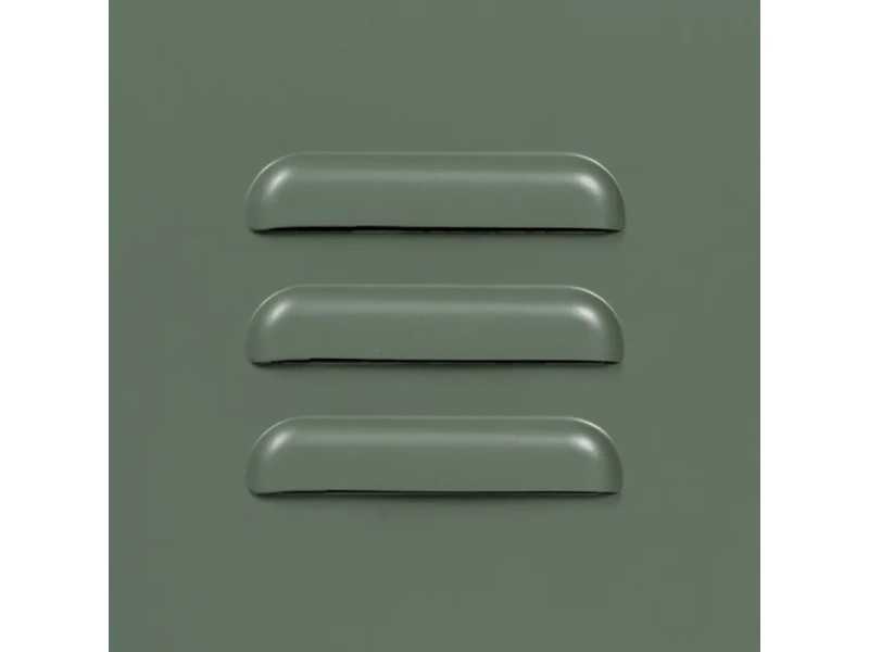 Metal display cabinet with doors and glass - RETRO