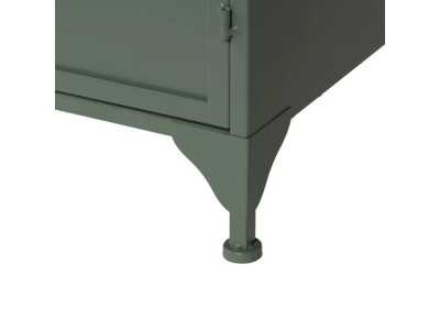 Metal display cabinet with doors and glass - RETRO Metal display cabinet with doors and glass - RETRO