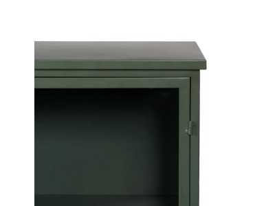 Metal display cabinet with doors and glass - RETRO Metal display cabinet with doors and glass - RETRO