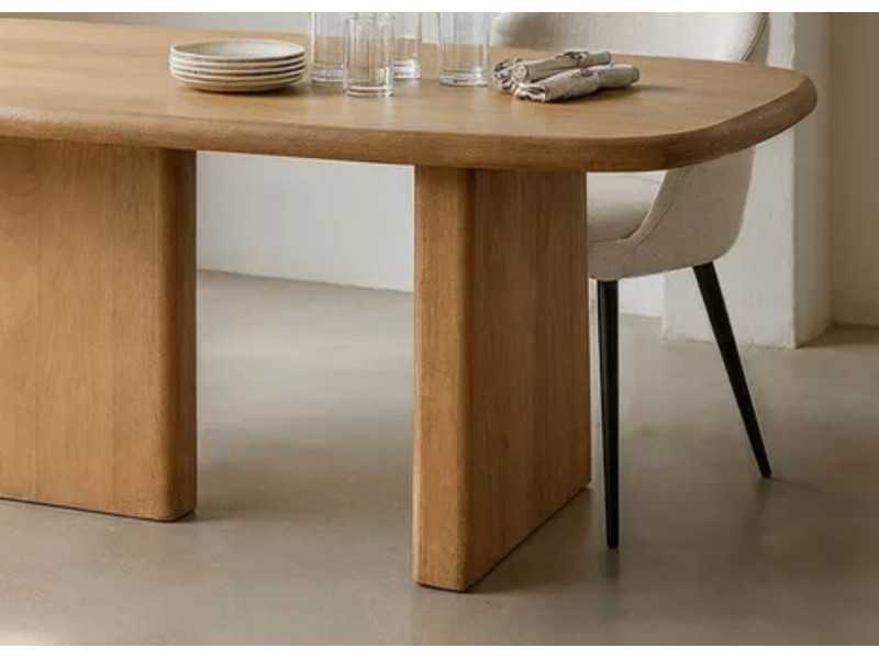 Table fixe en bois massif - AREZZO