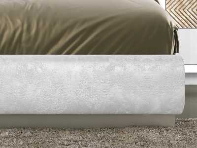 Cama completa de diseño moderno lacada y tapizada - ALIZÉE