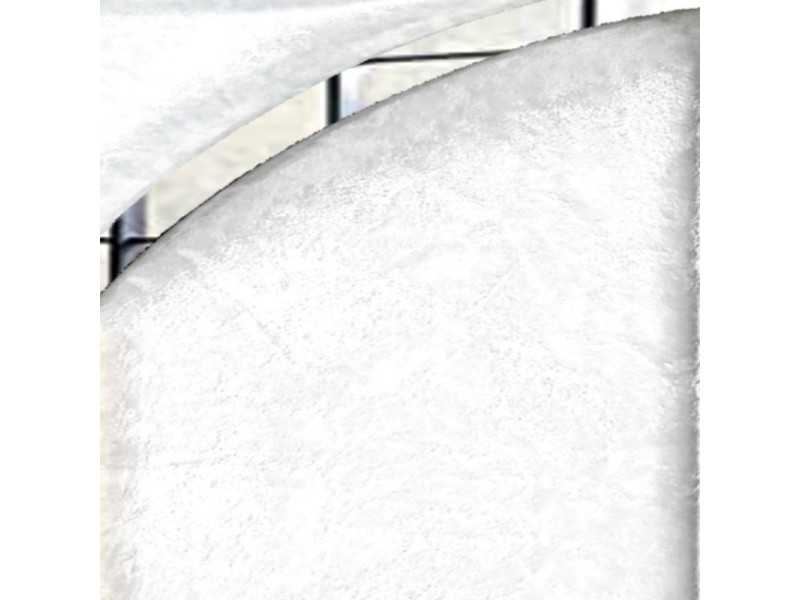 Upholstered and lacquered headboard with a modern design and central detail - JADE