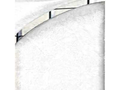 Tête de lit tapissé et laquée au design moderne avec détail central - JADE