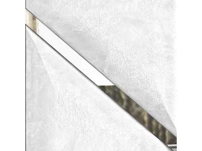 Tête de lit au design moderne, laquée et tapissé, avec détail central - ZOÉ