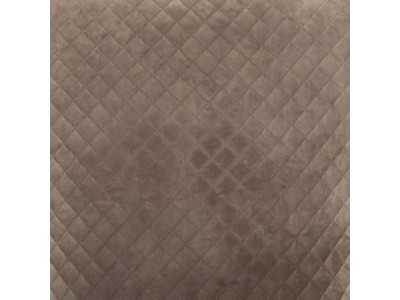 Fauteuil design tapissé de velours beige - AALST BEIGE