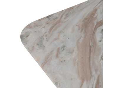 Conjunto de mesas de centro con base de madera y tapa de mármol - NAMIAR