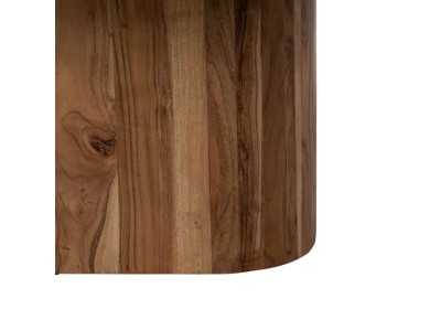 Conjunto de mesas de centro con base de madera y tapa de mármol - NAMIAR