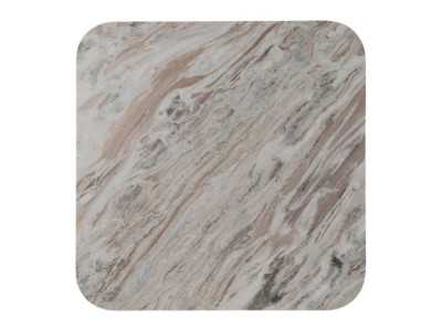 Conjunto de mesas de centro con base de madera y tapa de mármol - NAMIAR