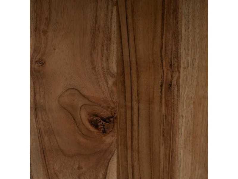 Conjunto de mesas de centro con base de madera y tapa de mármol - NAMIAR