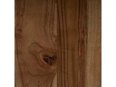 Ensemble de tables basses avec piètement en bois et plateau en marbre - NAMIAR