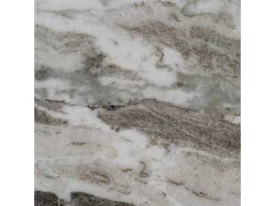 Coffee table set with steel base and marble top - AMAN