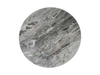 Conjunto de mesas de centro con base de acero y tapa de mármol - AMAN