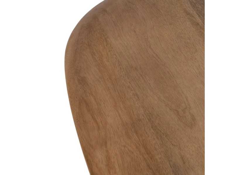 Ensemble de tables basses avec piètement en acier et plateau en bois - AIRE