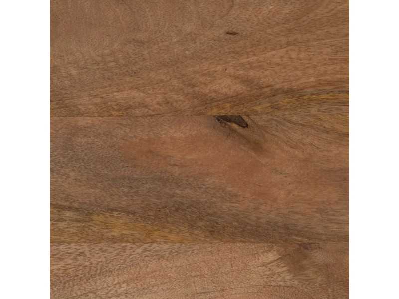 Conjunto de mesas de centro con base de acero y tapa de madera - AIRE