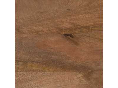 Conjunto de mesas de centro con base de acero y tapa de madera - AIRE