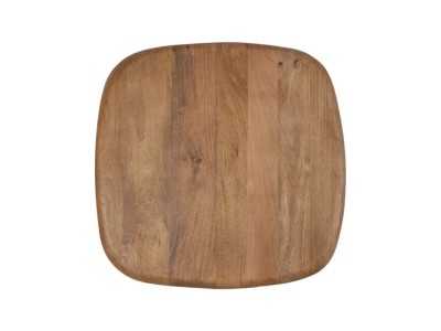 Ensemble de tables basses avec piètement en acier et plateau en bois - AIRE