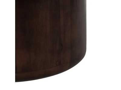 Set of coffee tables with wooden base and marble top - AMABEL