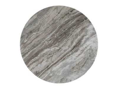 Conjunto de mesas de centro con base de madera y tapa de mármol - AMABEL